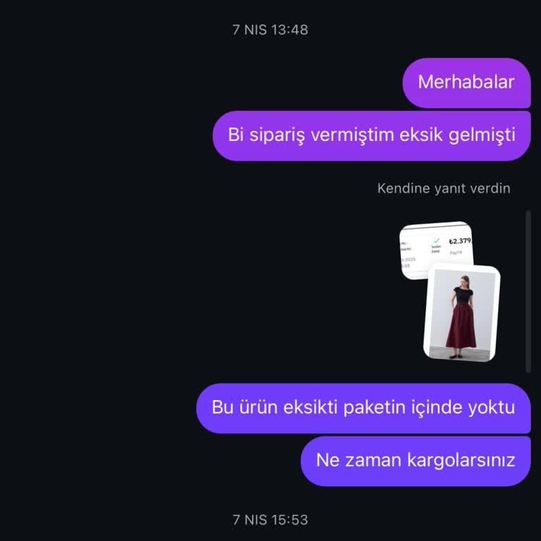 Bir Aylık Bekleyiş: Geciken Sipariş Ve Yetersiz Müşteri Hizmetleri