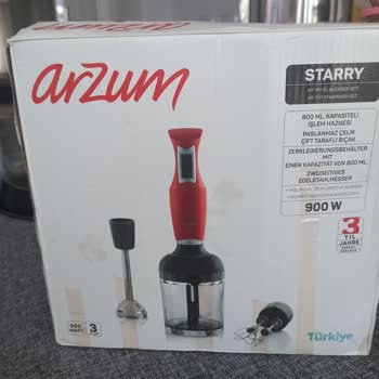Arzum Blender Seti Yedek Parça Garanti Sorunu