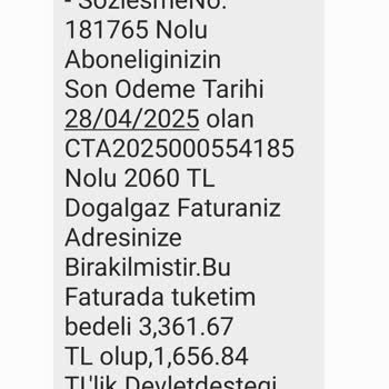 Fatura Yardımı Sonrası Artan Maliyetler