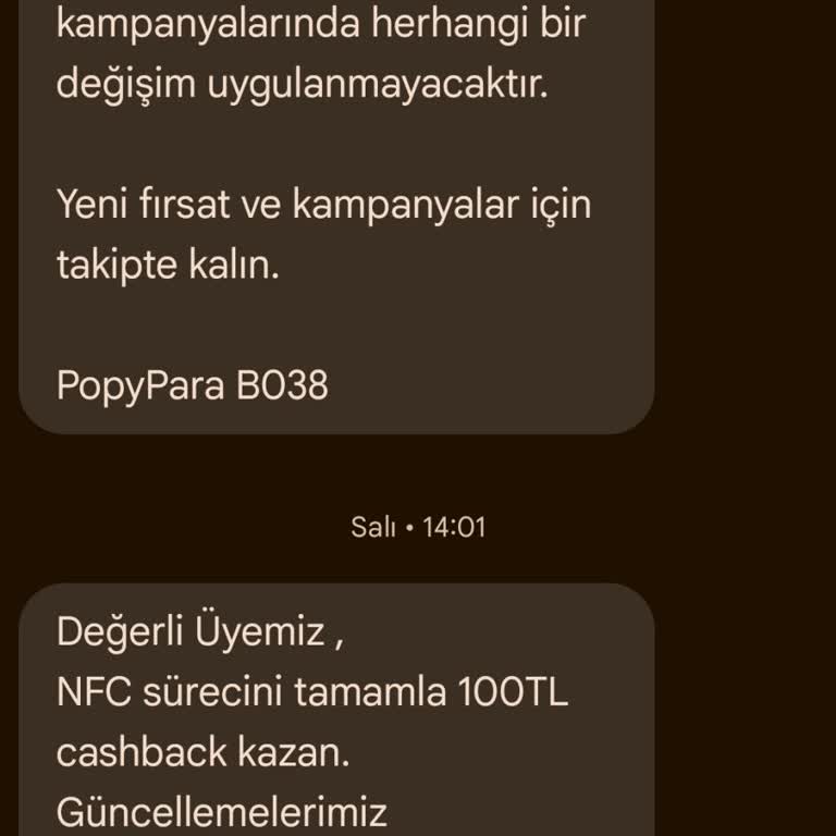 Popypara Üyelik Yükseltme Sorunu Ve Yanıltıcı Mesajlar