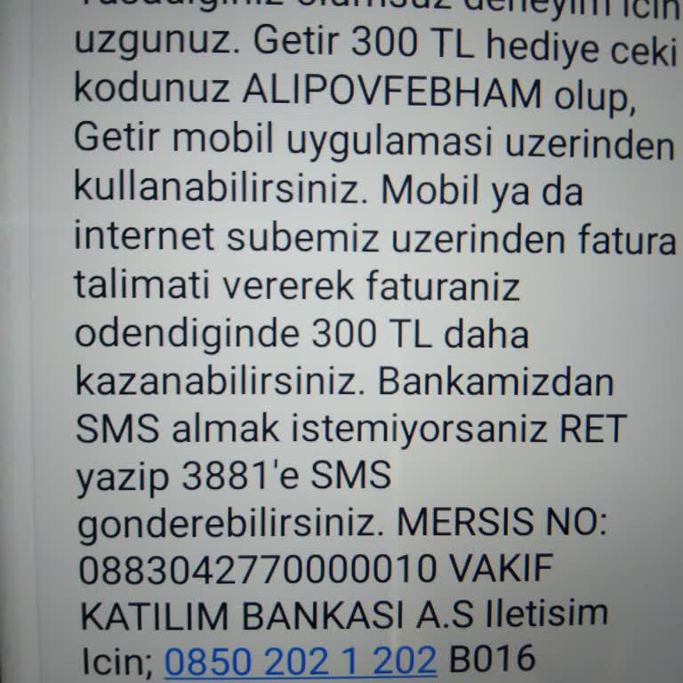 Kullanılmış Promosyon Kodu Sorunu