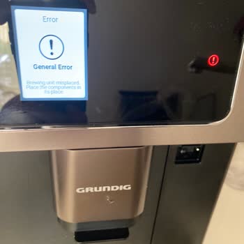 Yeni Alınan Espresso Makinesi Sürekli Hata Veriyor