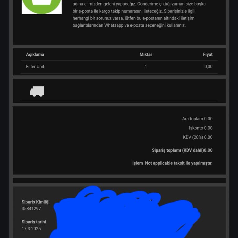 Filtre Sorunu Ve Uzun Bekleyiş