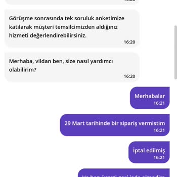 GetirYemek'te Sipariş İptali Ve İade Sorunu