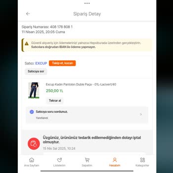 Hepsiburada'da Fiyat Değişikliği Ve İptal Sorunu