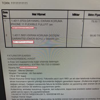 Teknosa'dan Alınan Ekran Film Garantisi Sürekli Stok Sorunu Ve İlgisizlik