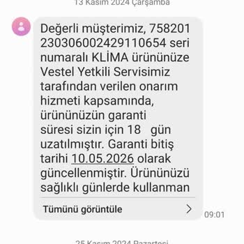 Vestel Klima Arızaları Ve Yetersiz Servis Deneyimi