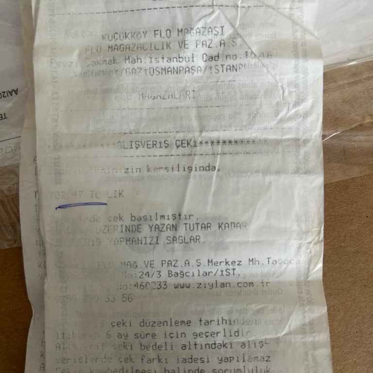 FLO Ayakkabı Alışveriş Çeki Süresi Mağduriyeti