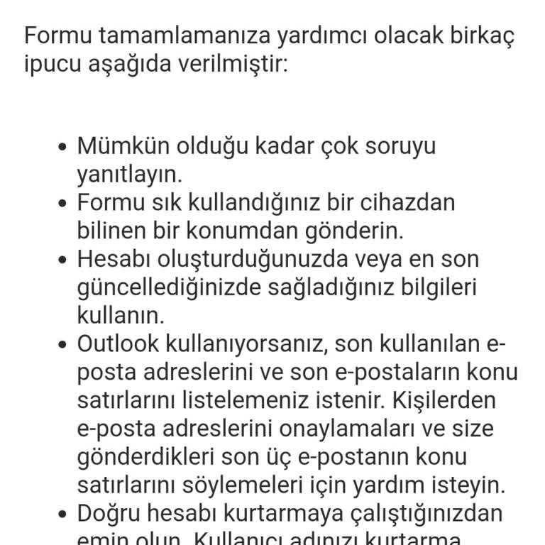 Microsoft Outlook | Hotmail Outlook Hesabına Erişim Sorunu Ve Kurtarma Zorluğu