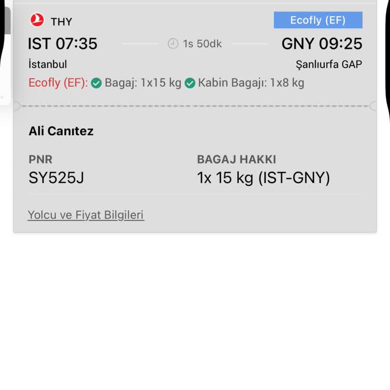 Cenaze Sebebiyle İptal Edilen Uçak Bileti İçin Yetersiz İade