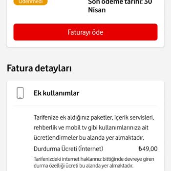 Vodafone Beklenmedik Fatura Artışı Ve Yanıltıcı Müşteri Hizmetleri Deneyimi