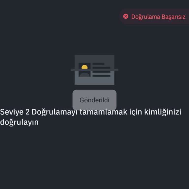 Binance TR'de Kimlik Doğrulama Sorunu Ve Müşteri Hizmetleri Çilesi