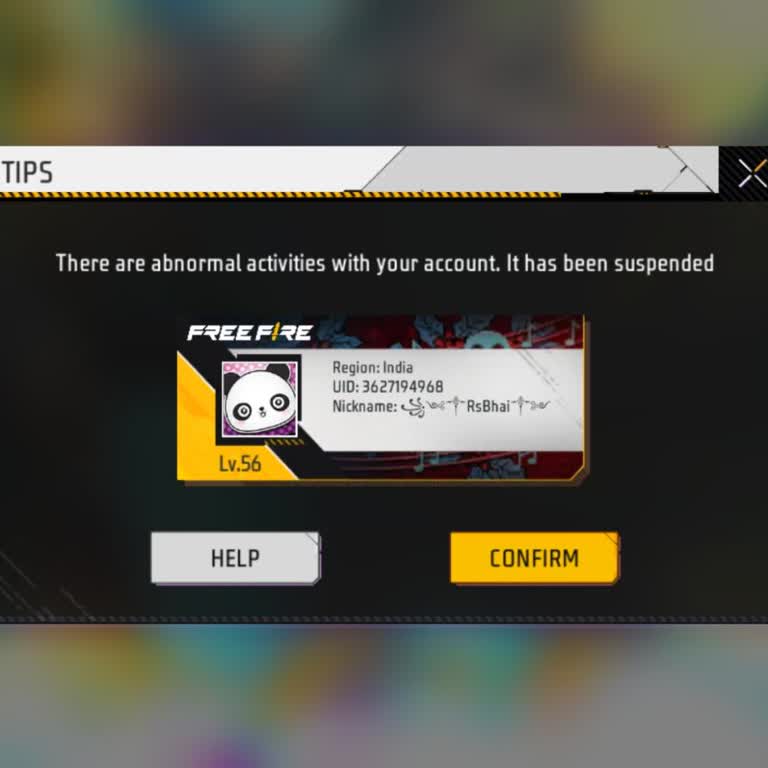 Garena Free Fire! Please Unban My İd