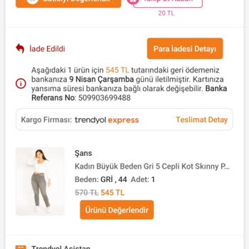Trendyol İade Sürecinde Karışıklık Ve İletişim Sorunu