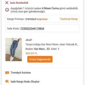 Trendyol İade Sürecinde Karışıklık Ve İletişim Sorunu