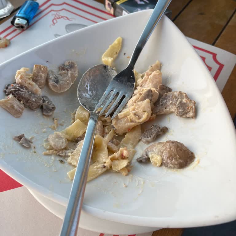 Su Sesi Cafe Köri Soslu Tavuk Ve Fettucine Alfredo Hayal Kırıklığı