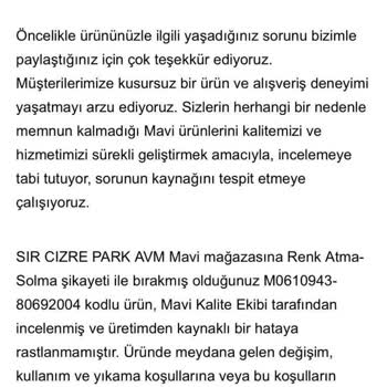 Mavi Tişörtlerde Renk Atma Sorunu