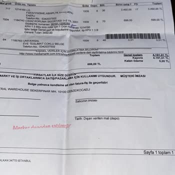 Media Markt'tan Aldığım Çamaşır Makinesi Hayal Kırıklığı