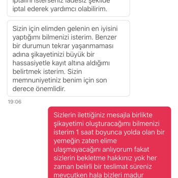 Teslim Edilemeyen Sipariş Ve İptal Sorunu