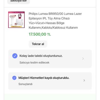 Hepsiburada Yanlış Ürün Teslimatı ve İade Sürecinde Güven Sorunu