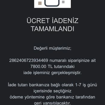 Eksik Ücret İadesi Ve Kırık Ürün Sorunu