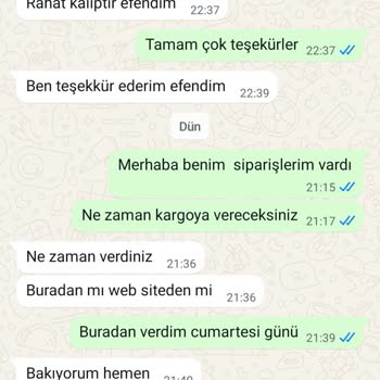 İletişim Sorunları Ve Teslim Edilmeyen Ürün