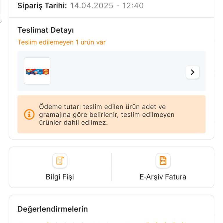 Sipariş İptali Ve Mağduriyet Talebi