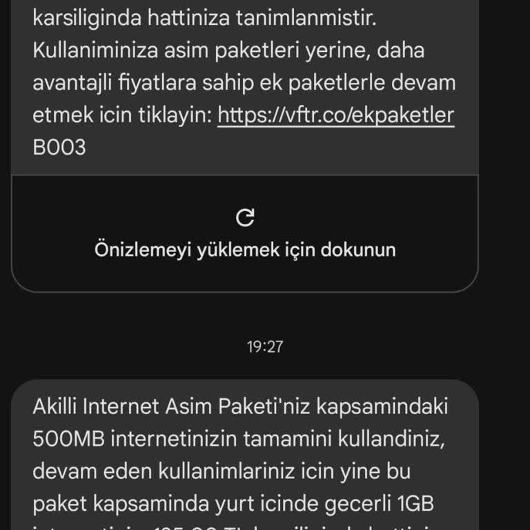 Fahiş Fiyatlı İnternet Paketleri Ve İptal Talebi