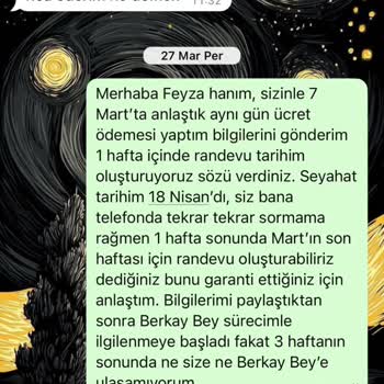 Vize Randevusu İçin Aldatıcı Hizmet Ve İletişimsizlik