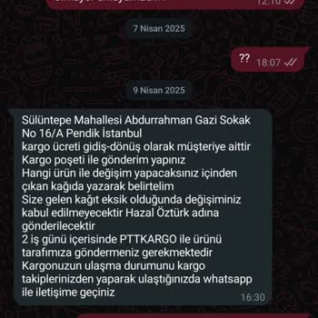 Vakronline'dan Defolu Ürün Ve Değişim Sorunu