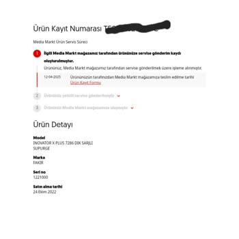 Sürekli Arızalanan Süpürge İçin Çözüm Bekliyorum