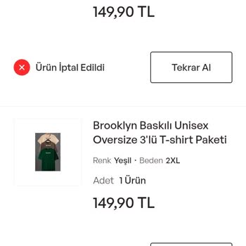 Ödenen Ürünlerin Gönderilmemesi Sorunu