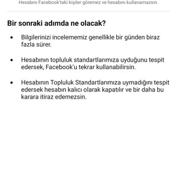 Facebook Haksız Hesap Askıya Alma Mağduriyeti