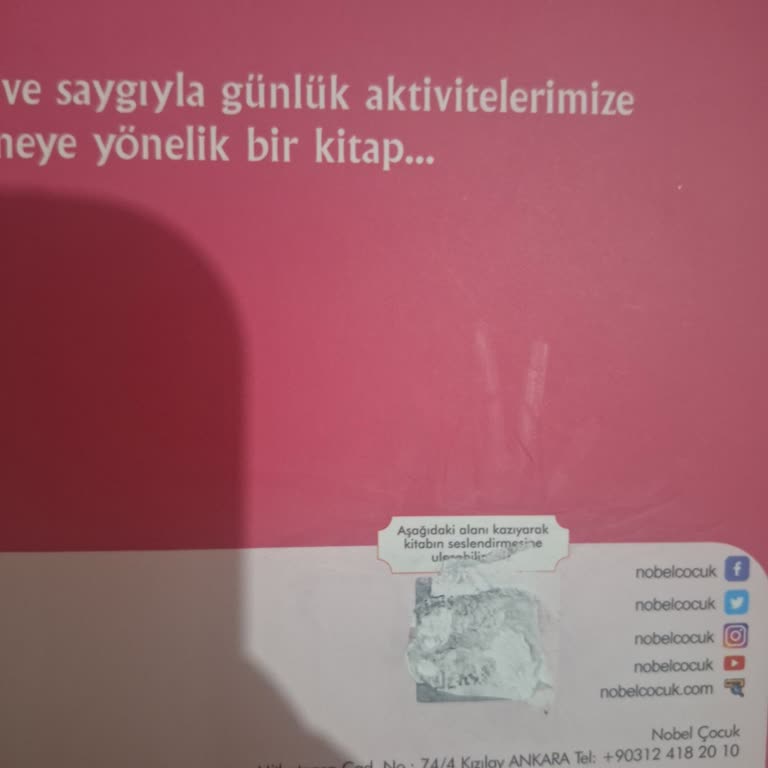 Çocuk Kitabında Karekod Krizi: Nobel Yayınlarına Dikkat!