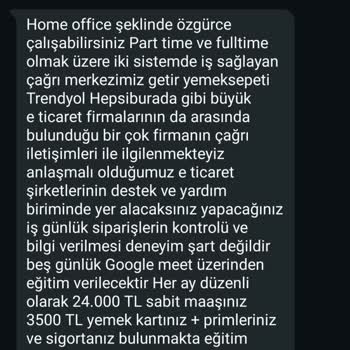 Kariyer İlanında Gizemli Para Transferi Ve Kimlik Endişesi