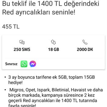 Vodafone Tarifelerinde Eşitsiz Teklif Sorunu