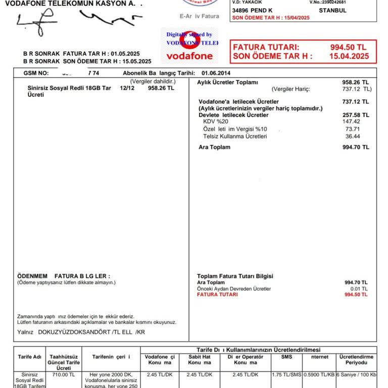 Yanıltıcı Tarife Değişikliği Ve Çifte Faturalandırma Sorunu