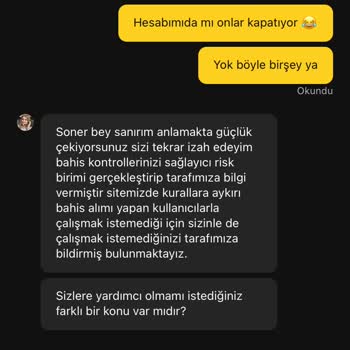 Hesap Kapatma Ve Para İadesi Sorunu