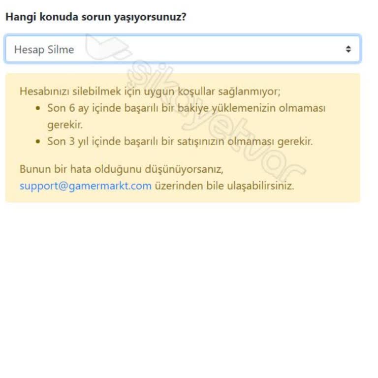 Kişisel Bilgilerimin Silinmemesi Ve Tehditkar Destek