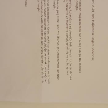 Bozuk Ürün Ve Yetersiz Müşteri Hizmetleri Deneyimi