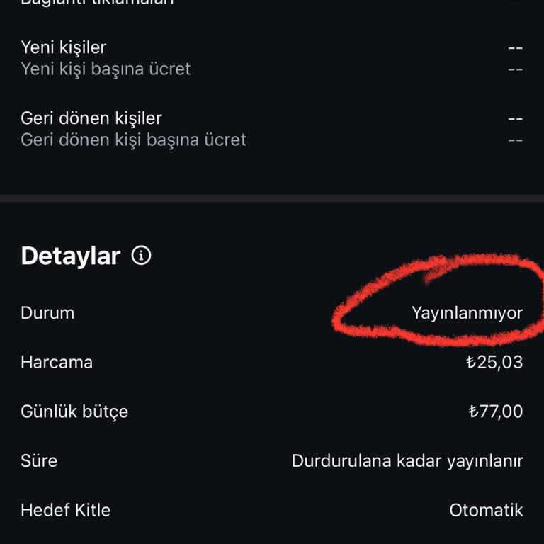 Instagram Reklamında Beklenmedik Ücretlendirme ve Erken Sonlandırma Sorunu