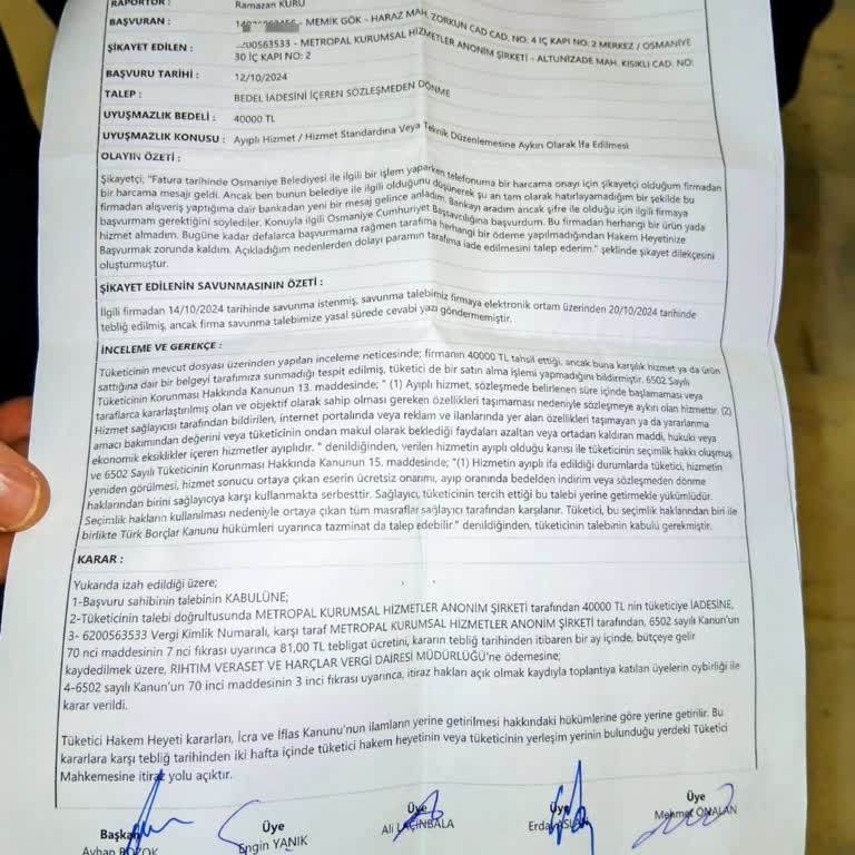 Kredi Kartımdan Haksız Para Çekildi