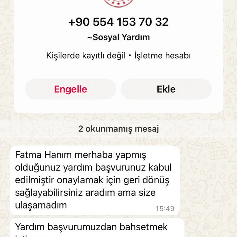 Burs Başvurusu Sonrası Şüpheli İletişim Ve Kişisel Bilgi Güvenliği Endişesi