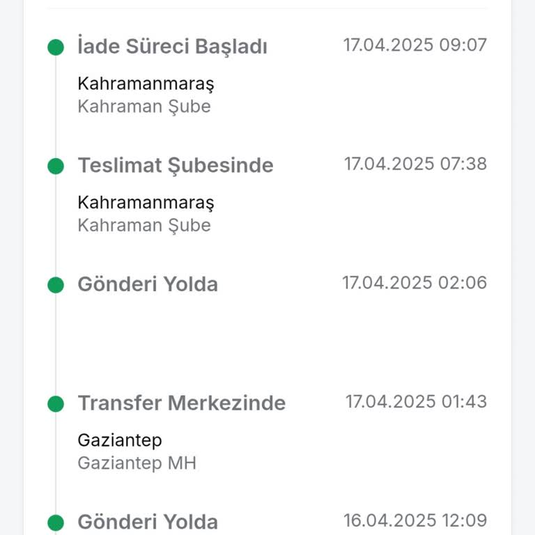 Yanlış Adres Bilgisi Nedeniyle İade Sorunu