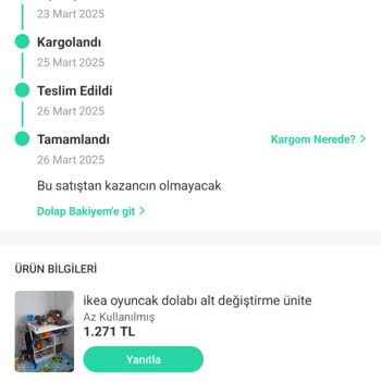 Dolap Uygulamasında Kargo Sorunu Ve Ödeme Mağduriyeti