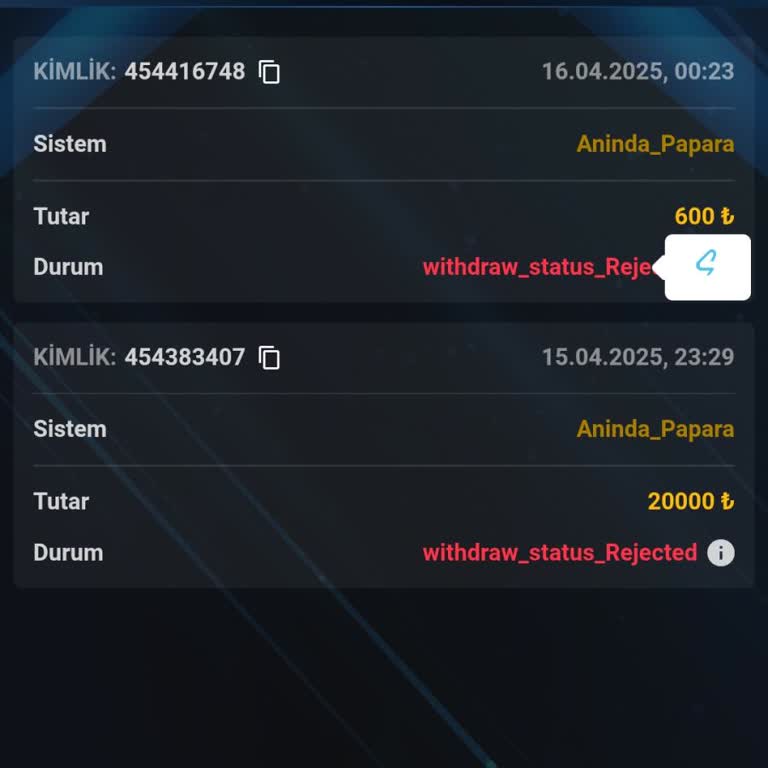 Süratbet Çekim İptali!