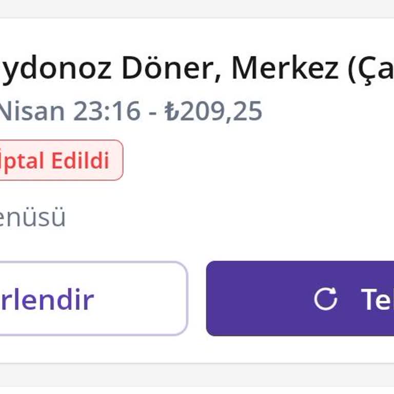 Maydanoz Döner'den Soğuk Ve Yanlış Sipariş: Zaman Kaybı Ve Müşteri Hizmetlerinde Hayal Kırıklığı