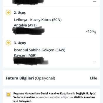 Pegasus'un Sistem Hatası Ve Müşteri Hizmetleri Sorunu