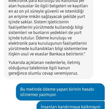 Hesap Silme Talebine Yanıt Alamayan Müşteri İsyanı