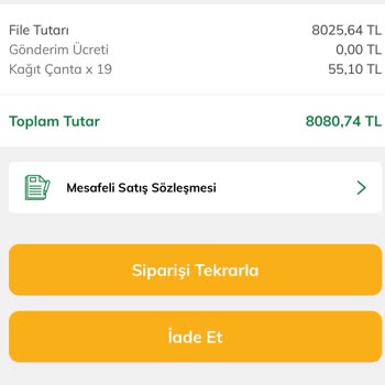 Fahiş Poşet Ücreti Şikayeti